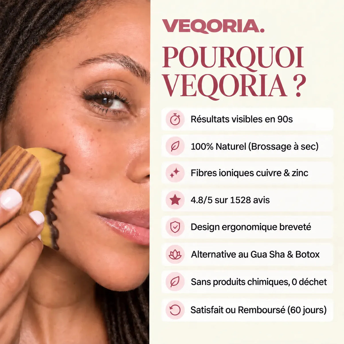 Facial lymphatic brush