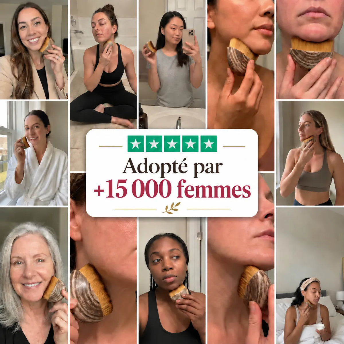 Facial lymphatic brush