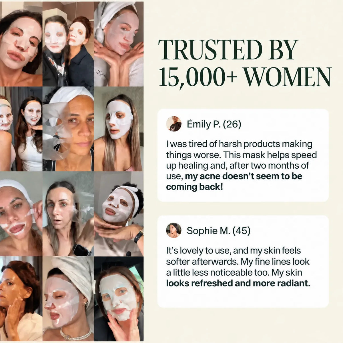 4 Hydrating Collagen Masks